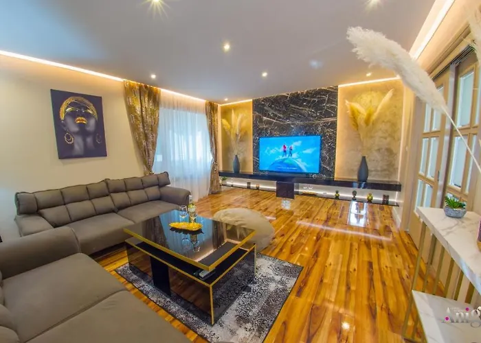 Luxury Apartment Black And Gold